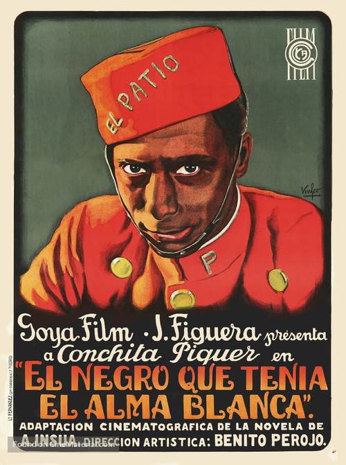 Negro que ten&iacute;a el alma blanca, El - Spanish Movie Poster