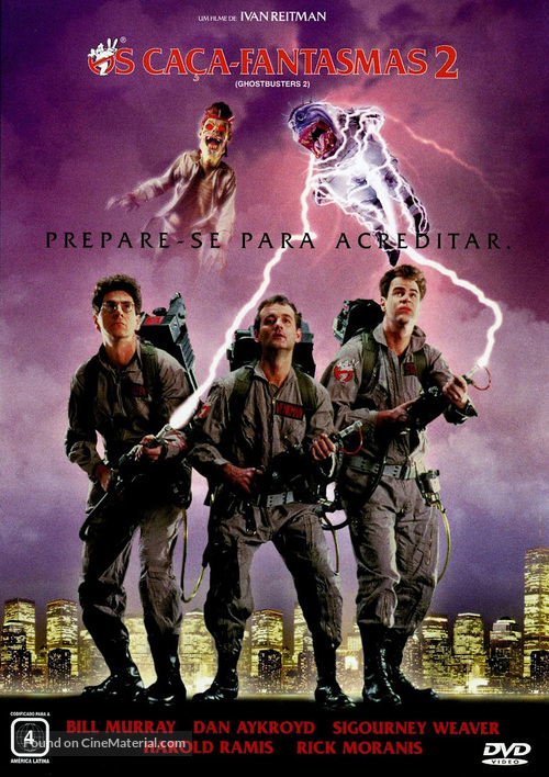 Ghostbusters II - Brazilian Movie Cover