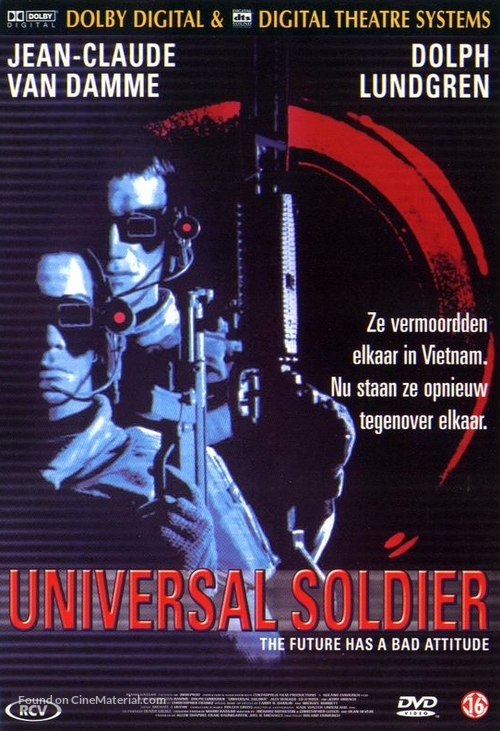 Universal Soldier - Dutch DVD movie cover
