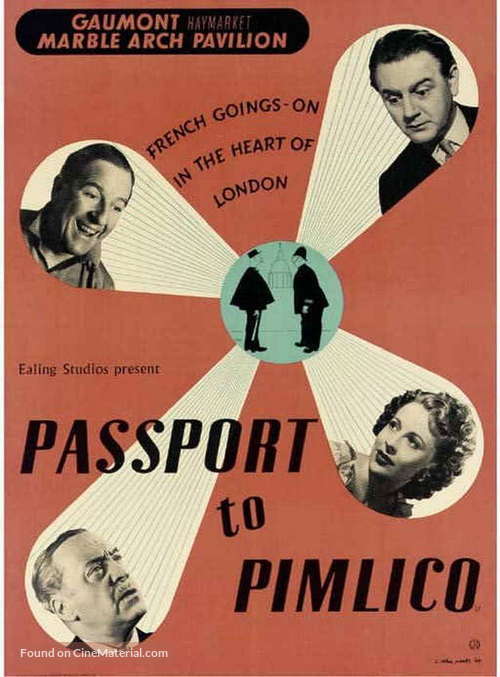 Passport to Pimlico - British Movie Poster