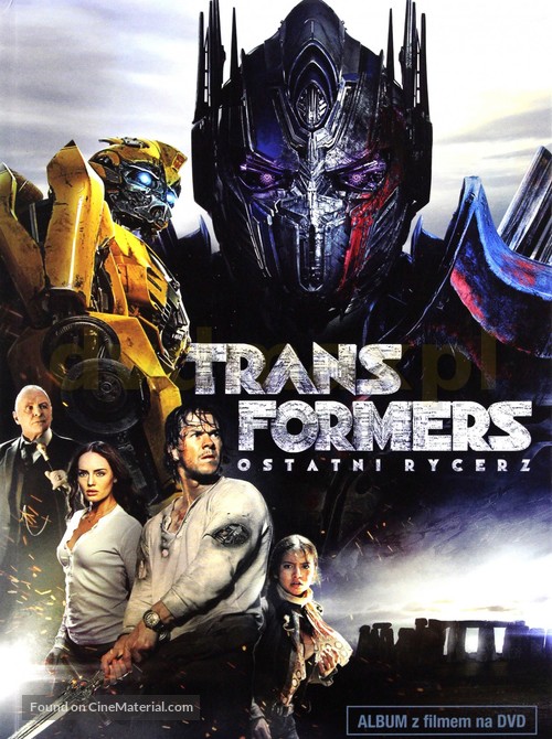 Transformers: The Last Knight - Polish DVD movie cover