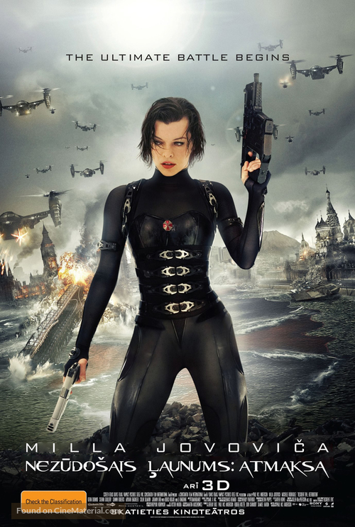Resident Evil: Retribution - Latvian Movie Poster