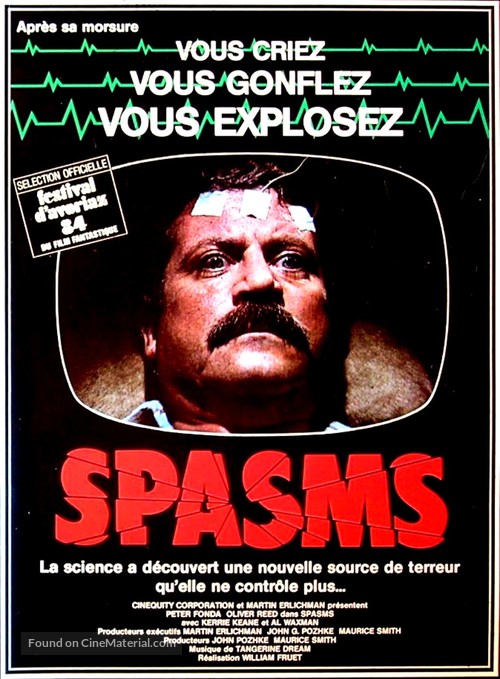 Spasms - French Movie Poster