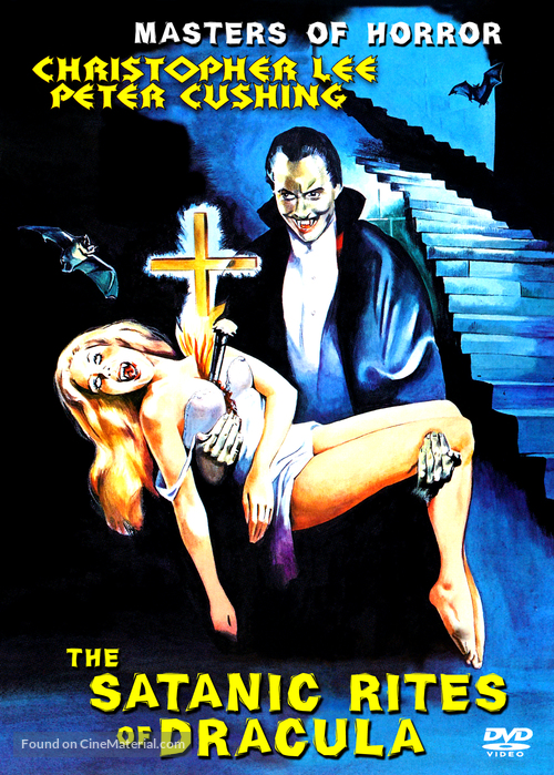 The Satanic Rites of Dracula - British DVD movie cover