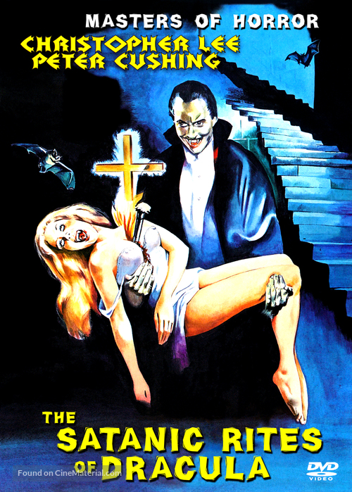 The Satanic Rites of Dracula - British DVD movie cover