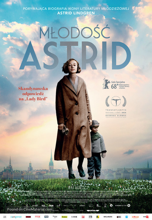 Unga Astrid - Polish Movie Poster