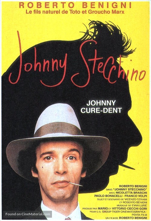 Johnny Stecchino - French Movie Poster