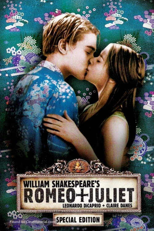 Romeo + Juliet - British DVD movie cover