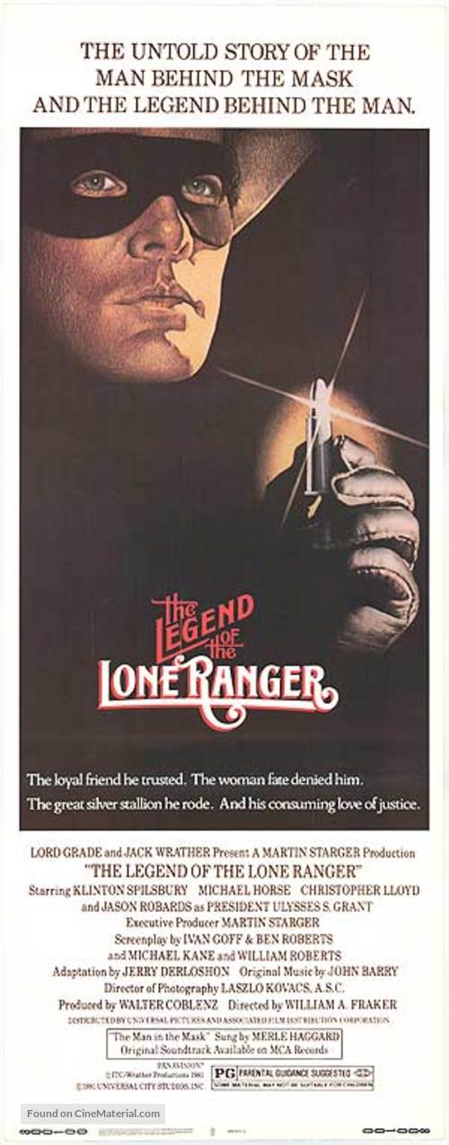 The Legend of the Lone Ranger - Theatrical movie poster