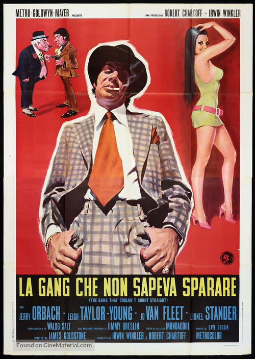 The Gang That Couldn&#039;t Shoot Straight - Italian Movie Poster