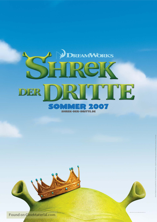 Shrek the Third - German Movie Poster