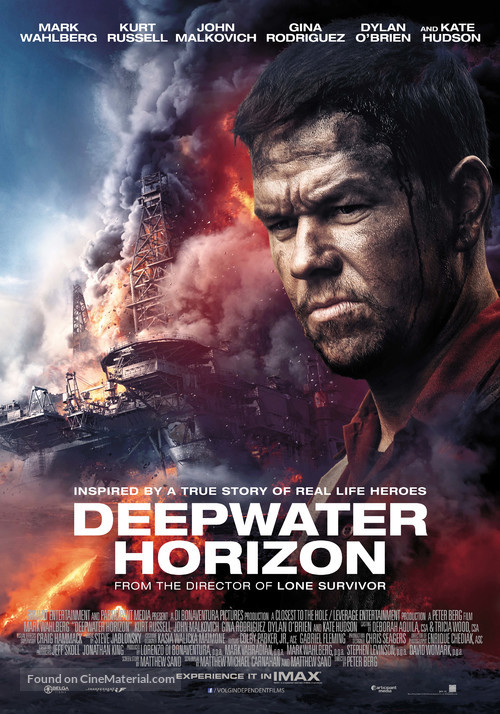 Deepwater Horizon - Dutch Movie Poster