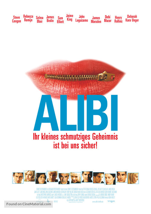 The Alibi - German poster