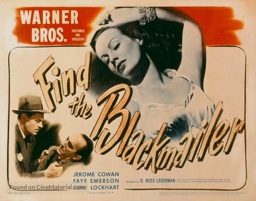 Find the Blackmailer - Movie Poster
