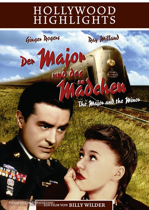 The Major and the Minor - German DVD movie cover