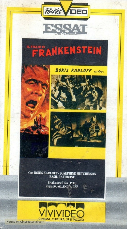Son of Frankenstein - Italian VHS movie cover