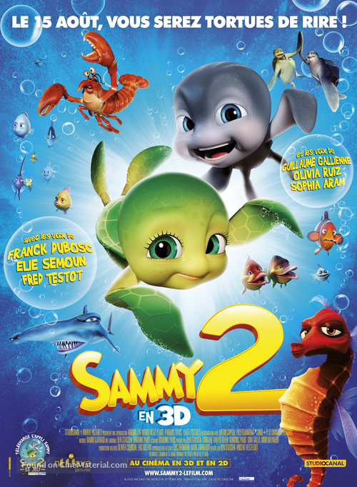 Sammy&#039;s avonturen 2 - French Movie Poster