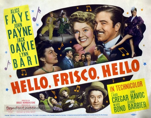 Hello Frisco, Hello - Movie Poster