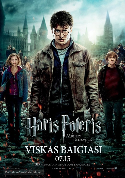 Harry Potter and the Deathly Hallows - Part 2 - Lithuanian Movie Poster