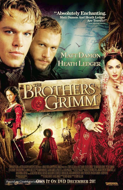 The Brothers Grimm - Video release movie poster