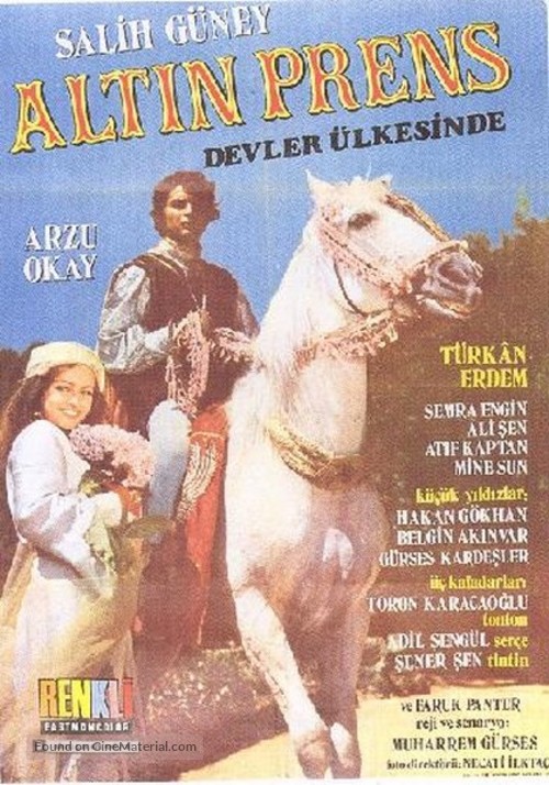 Altin prens devler &uuml;lkesinde - Turkish Movie Poster