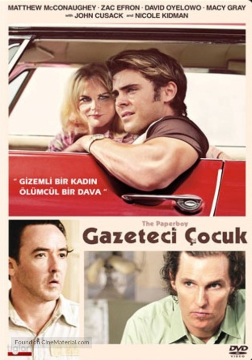 The Paperboy - Turkish DVD movie cover