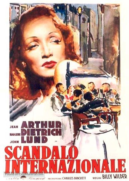 A Foreign Affair - Italian Movie Poster
