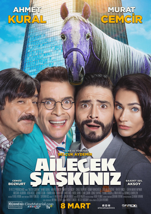 Ailecek Saskiniz - German Movie Poster