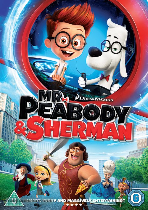 Mr. Peabody &amp; Sherman - British DVD movie cover