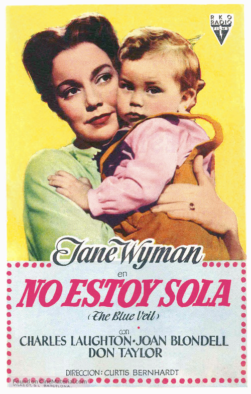 The Blue Veil - Spanish Movie Poster