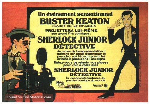 Sherlock Jr. - French Movie Poster