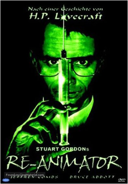 Re-Animator - German DVD movie cover