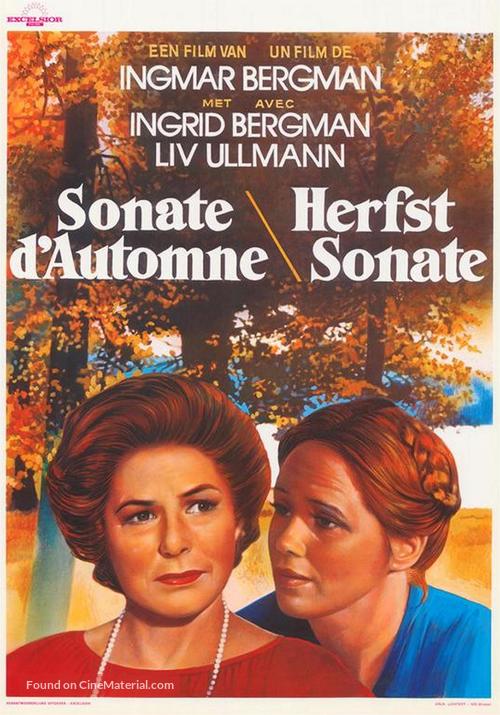 H&ouml;stsonaten - Belgian Movie Poster
