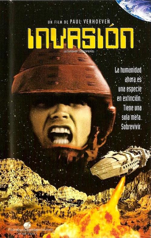 Starship Troopers - Argentinian VHS movie cover