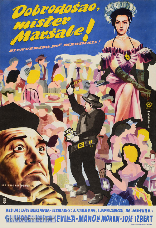 Bienvenido Mister Marshall - Yugoslav Movie Poster