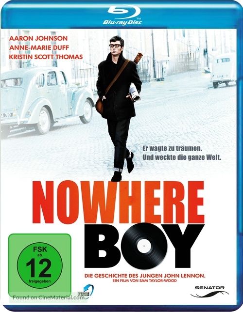 Nowhere Boy - German Blu-Ray movie cover