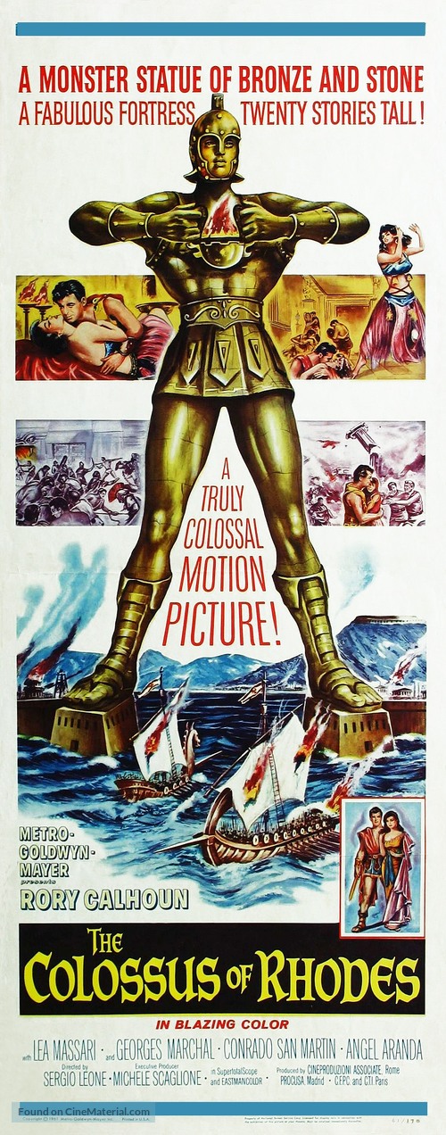 Colosso di Rodi, Il - Theatrical movie poster