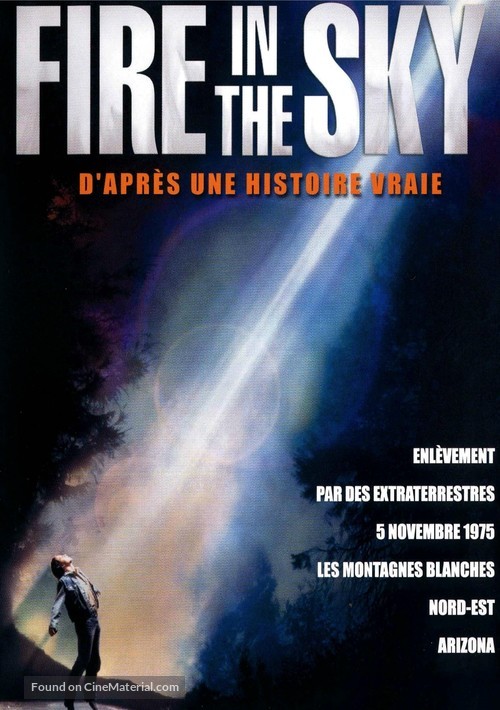 Fire in the Sky - French DVD movie cover