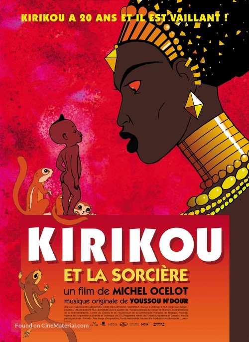 Kirikou et la sorci&egrave;re - French Re-release movie poster