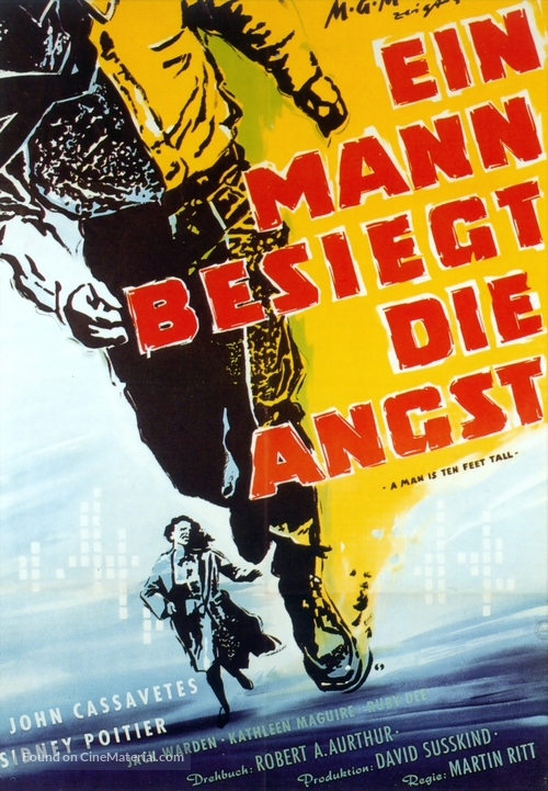 Edge of the City - German Movie Poster