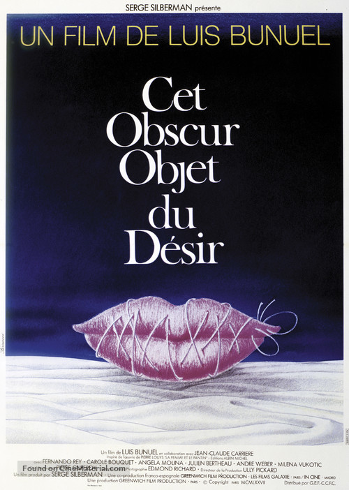 Cet obscur objet du d&eacute;sir - French Movie Poster