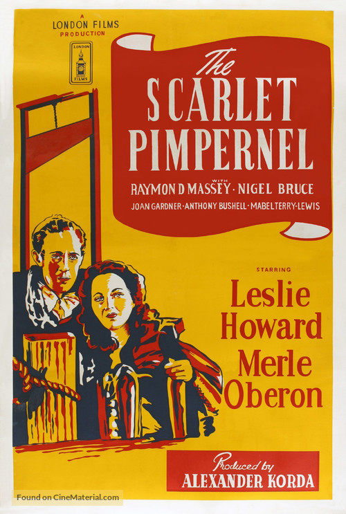 The Scarlet Pimpernel - British Movie Poster
