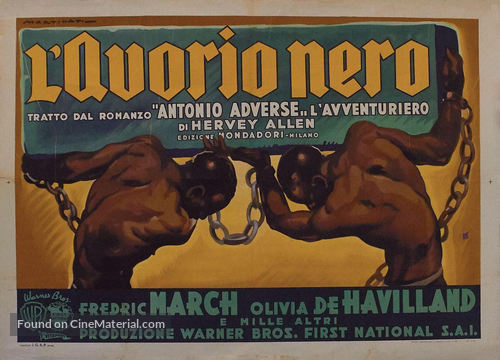 Anthony Adverse - Italian Movie Poster