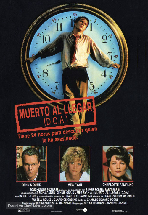 DOA - Spanish Movie Poster