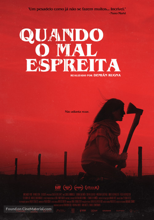 Cuando acecha la maldad - Portuguese Movie Poster