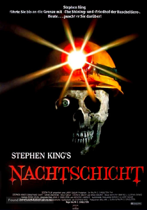 Graveyard Shift - German Movie Poster