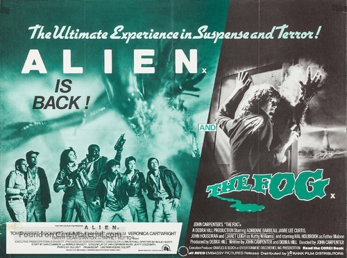Alien - British Combo movie poster