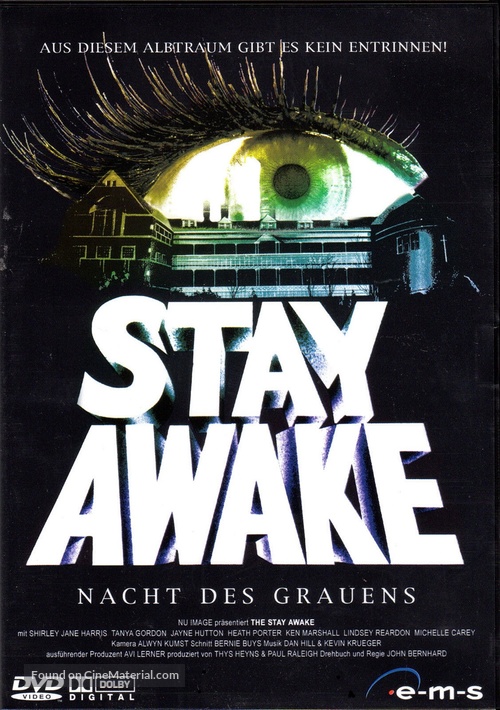 The Stay Awake - German DVD movie cover