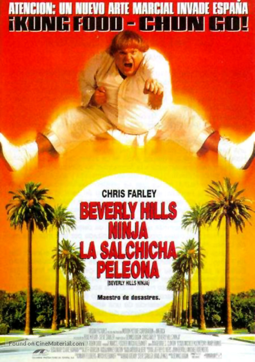 Beverly Hills Ninja - Spanish Movie Poster