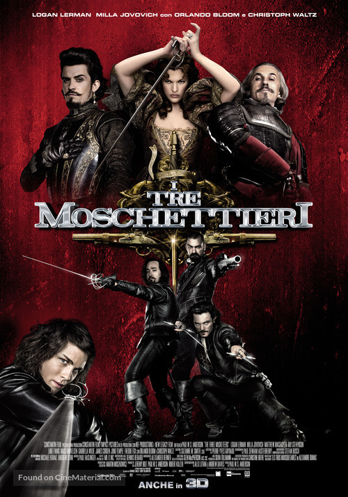 The Three Musketeers - Italian Movie Poster